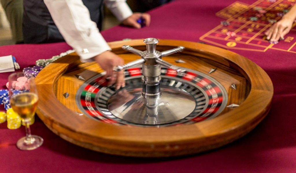 roulette am casino abend
